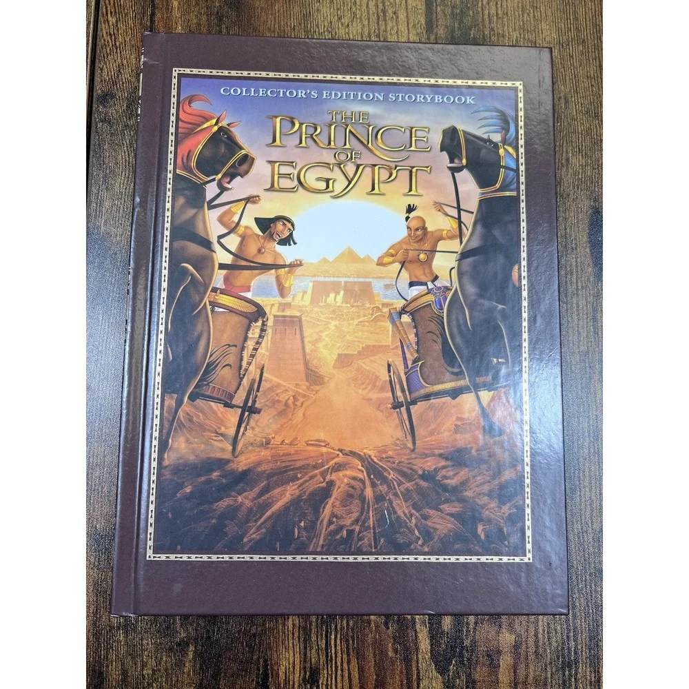 The Prince of Egypt 1998 Collectors Book With Lithograph